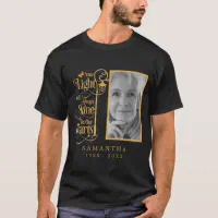 Memorial In Loving Memory Photo T-Shirt, Zazzle