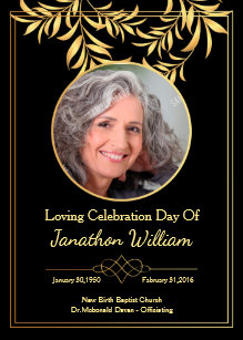 funeral program invitations zazzle
