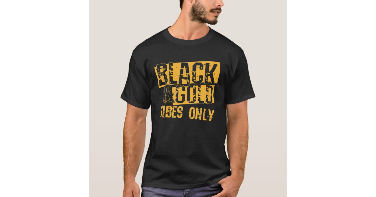 Black & Gold Game Day Group Shirt for High School Football 