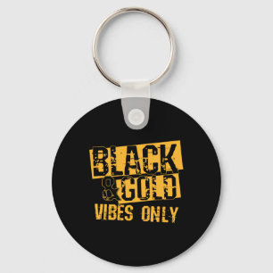 Black Gold Game Day Group Shirt For High School Fo Keychain