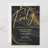 40 and Fabulous Invitations | Zazzle