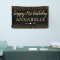 Black Gold Glitter Confetti Happy 21st Birthday