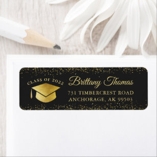 Graduation Return Address Labels | Zazzle