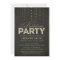 Black & Gold Glitter Look Bachelorette Party