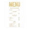 Black & Gold Glitter Salon Menu Wall Poster