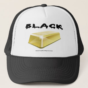 Black,Gold,Gold Bar,Oil Field Hat,Oil Trucker Hat