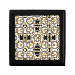 Black Gold Greek decoration Gift Box