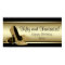 Black Gold High Heel Birthday Party Banner