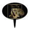 Black Gold High Heel Shoe Cake Topper