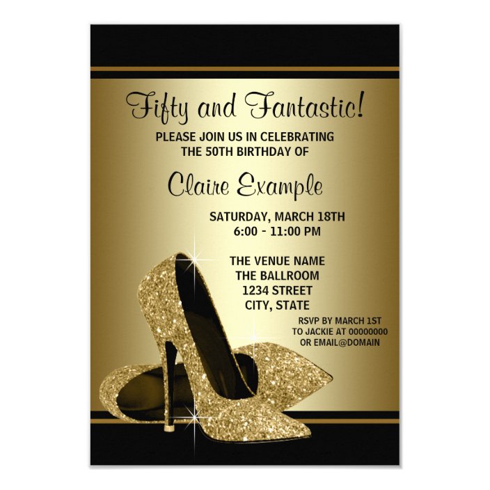 black and gold party shoes