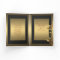 Black Gold Holly Christian Christmas Cards