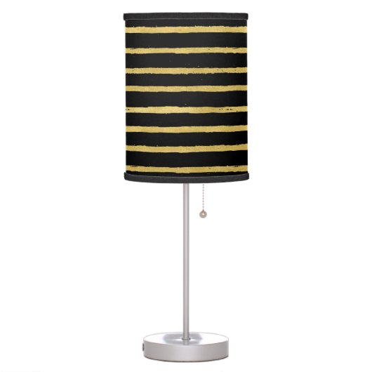 Black & Gold Lamp (Left)