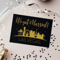 Black Gold Las Vegas Wedding Elopement Reception