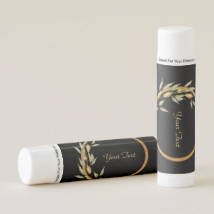 Black Gold Leaves Lip Balm