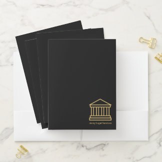Black Gold Legal Services Pocket Folder