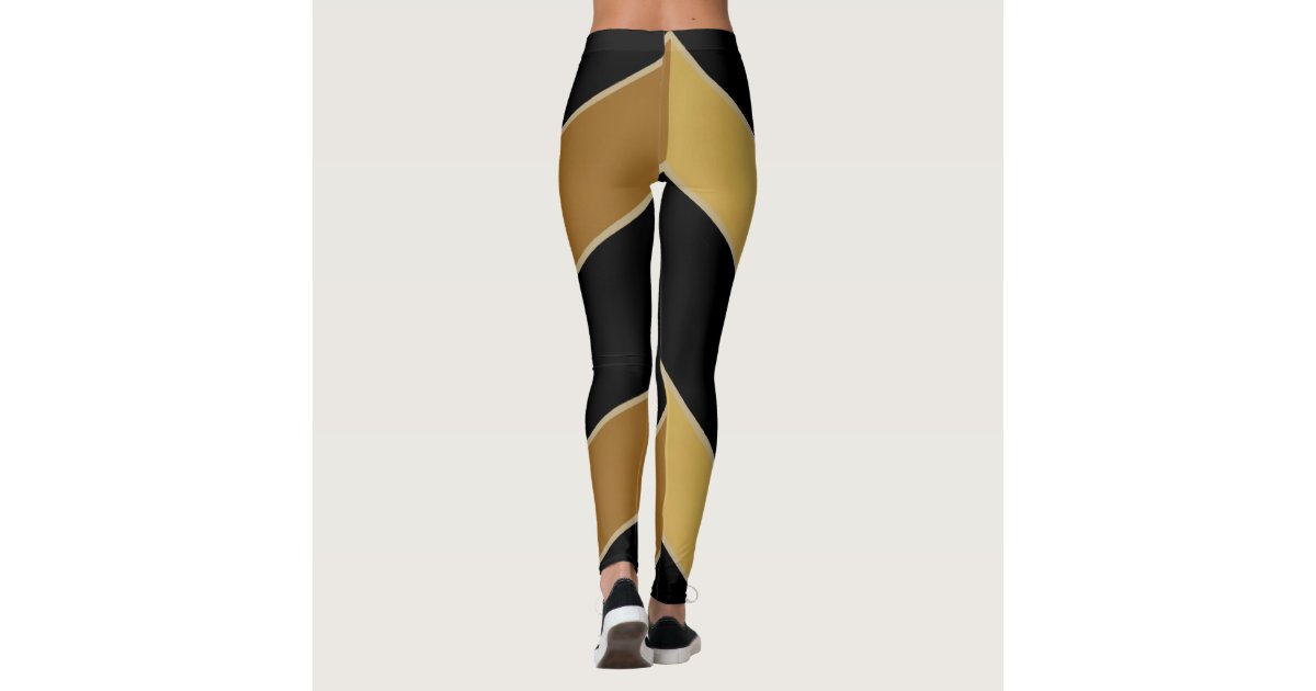 Black Gold Leggings —