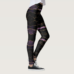 Black Gold Leggings