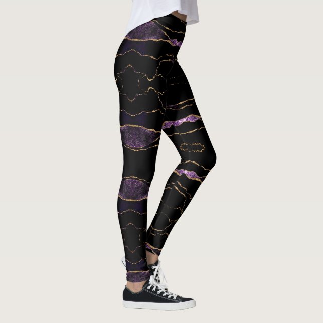 Black Gold Leggings (Right)