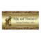 Black Gold Leopard Birthday Party Banner