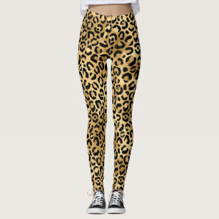Leopard Stripe Leggings