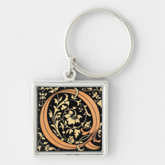 Black & Gold Letter ‘Q’ - Keychain