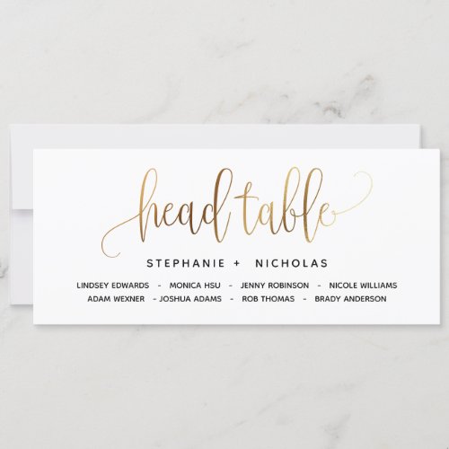 Black Gold Lovely Script Typography Wedding