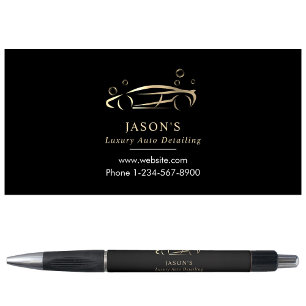 Black & Gold Luxury Auto Detailing Car Cleaning Pen