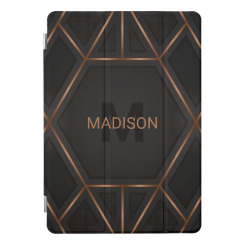 Black Gold Luxury Modern Minimal Abstract iPad Pro Cover