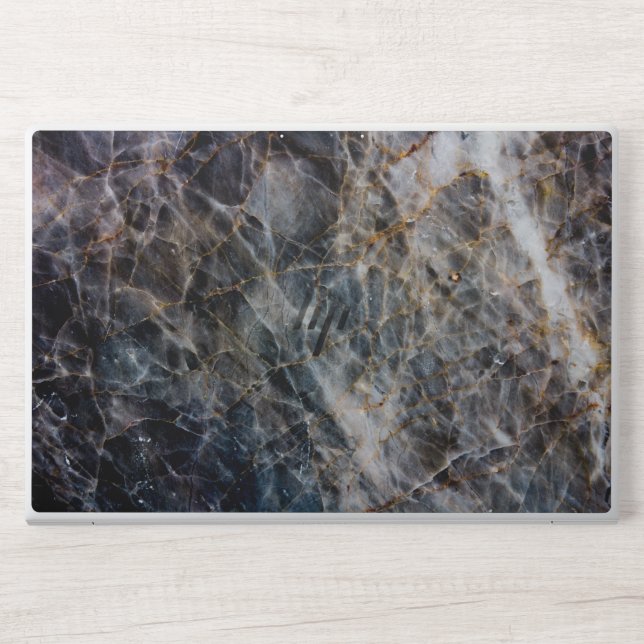 black gold marble  EliteBook 850 HP Laptop Skin (Front)