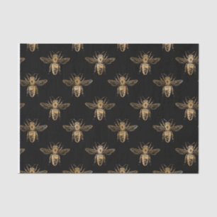 Black & Gold Queen Bee Tissue Paper