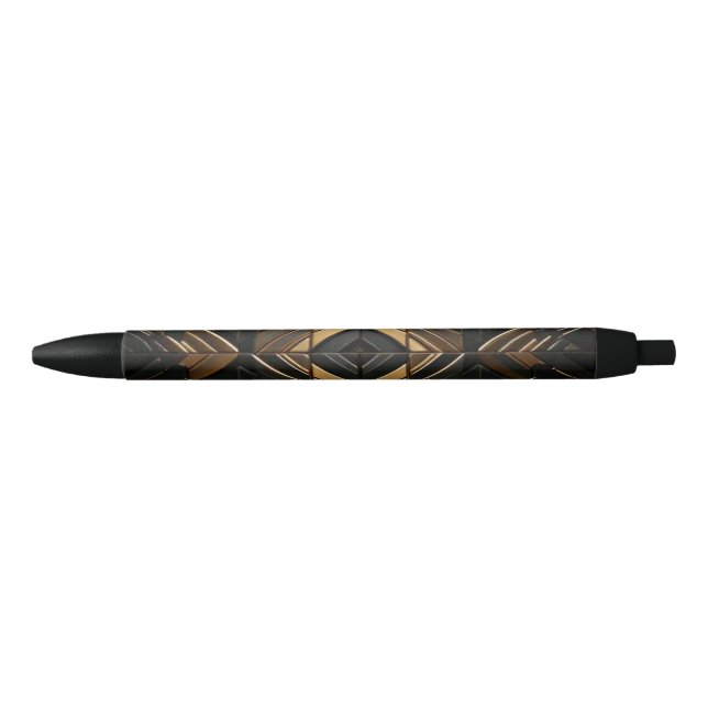 Black Gold Retro Pen (Front)