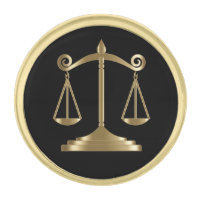 Black & Gold | Scales of Justice | Lawyer