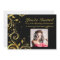 Black+Gold Swirl, Custom Photo 50th Birthday Party