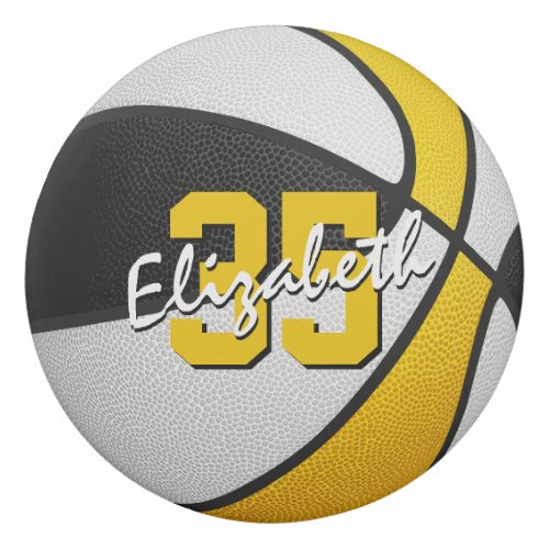 Black gold team colors basketball personalized eraser
