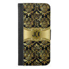 Black & Gold Tones Floral Damasks