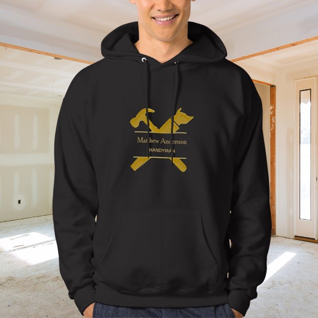 Black gold tools home repairs hoodie (Creator Uploaded)