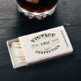 Black Gold Vintage Aged To Perfection birthday Matchboxes