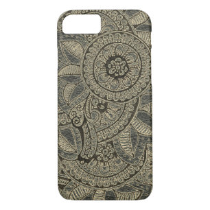 Black Gold Vintage Lace Boho Mandala Dreamcatcher iPhone 8/7 Case