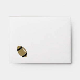 Black, Gold, & White Wedding Thank You Envelope