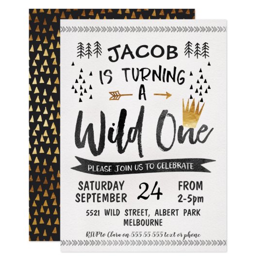 black gold birthday invitations