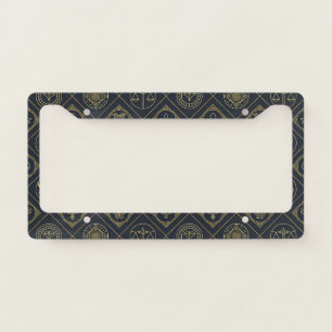 Black Gold Zodiac Sign (2) License Plate Frame