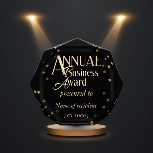 Black Golden Business Staff Award Recognition 