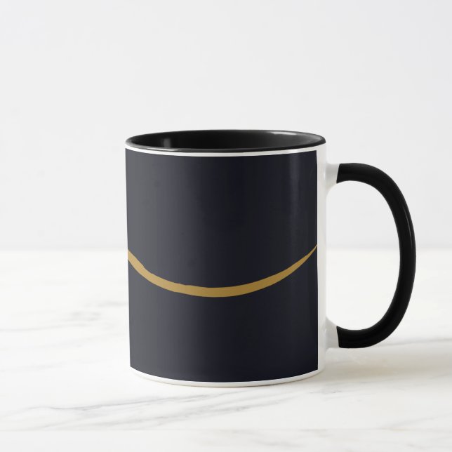 Black & Golden Mug Dsign (Right)