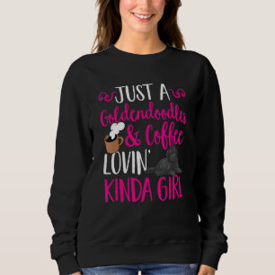 Black Goldendoodle Coffee Dood Doodle Mom Sweatshirt