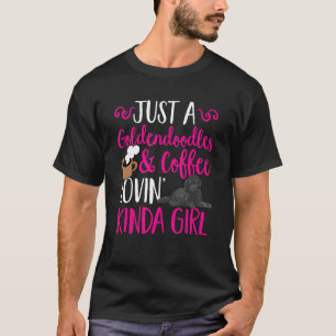 Black Goldendoodle Coffee Dood Doodle Mom T-Shirt