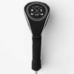 Black | Golf CLub | personalized logo monogram Golf Head Cover Black | Golf CLub | personalized logo monogram Golf Head Cover