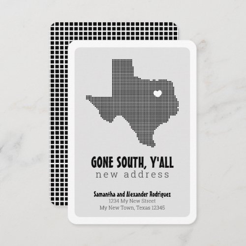 Black Gone South YAll Moving Announcement