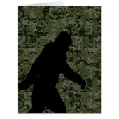 Black Gone Squatchin Woodland Digital Camouflage (Front)