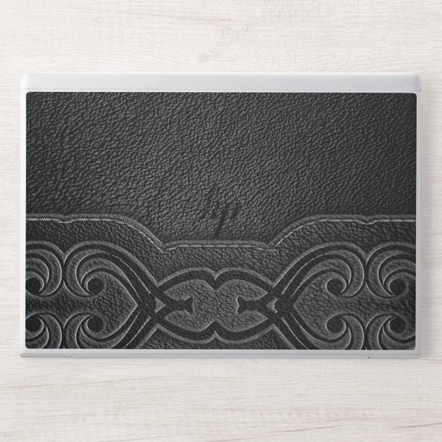 black gorgeous leather  HP EliteBook 840 G5/G6,  HP Laptop Skin (Front)