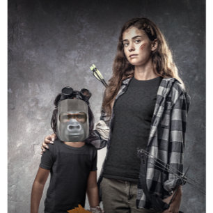 Black Gorilla Kids' Face Shield